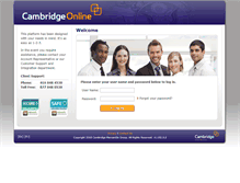 Tablet Screenshot of cambridgefxonline.com